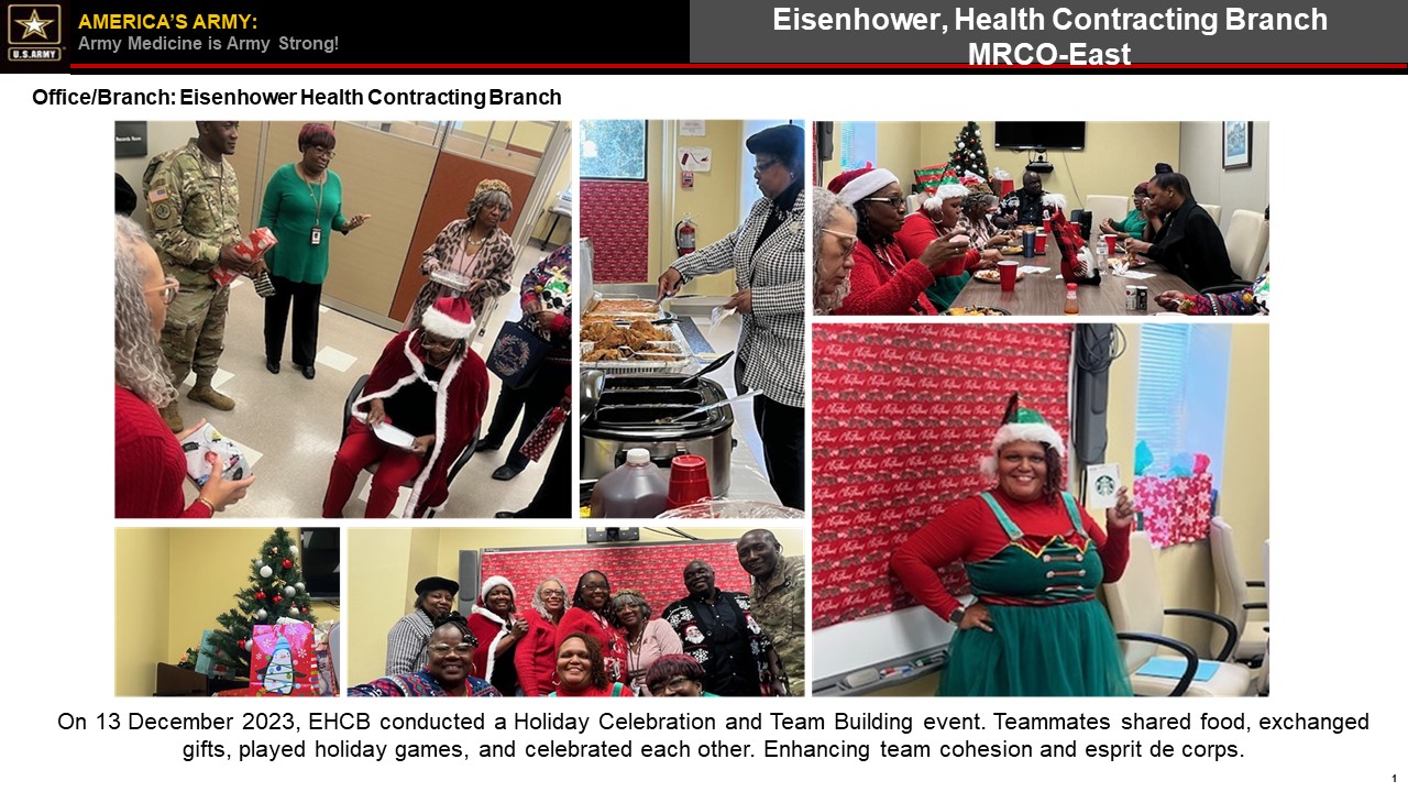 EHCB Holiday Celebration and Team Building - 13 DEC 2023